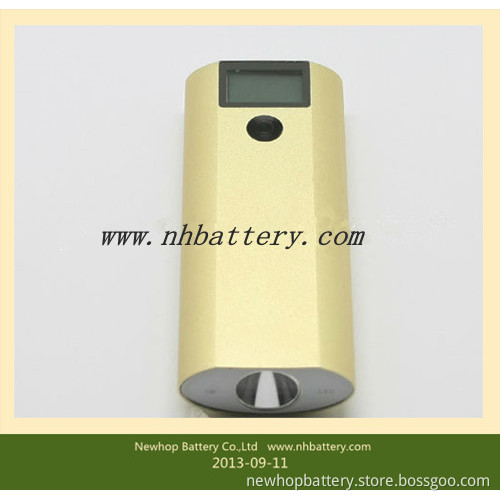 Powerful Torch, Mobile Power LED Flashlight, Portable Source, Rechargeable Batteries, Power Bank